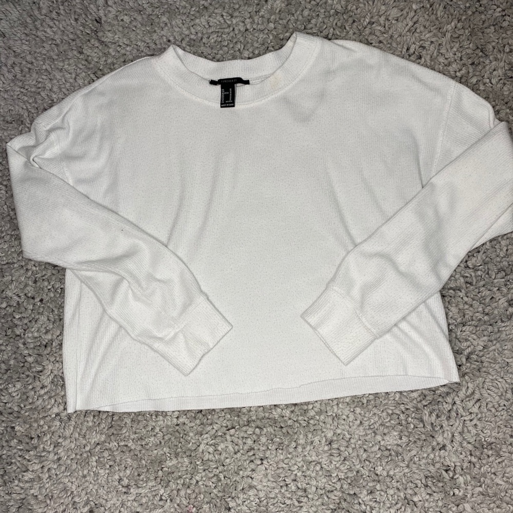 Forever 21 Long sleeve crop top